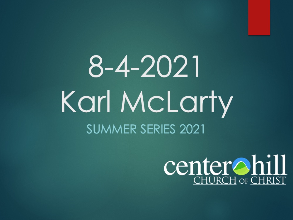 8-4-2021 Karl McLarty